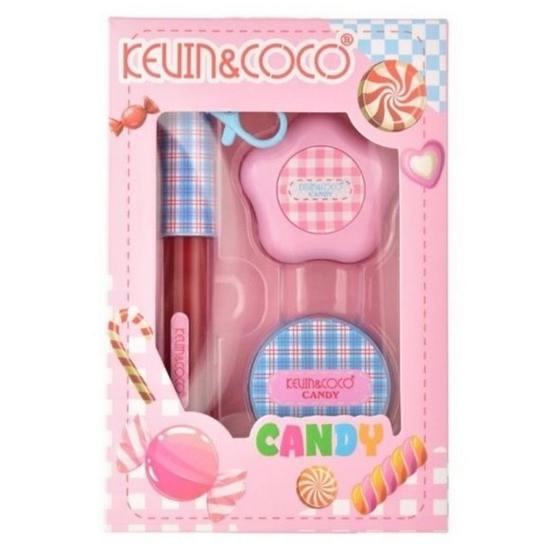 مجموعه آرایشی کوین اند کوکو مدل candy شماره 01 مجموعه 3 عددی