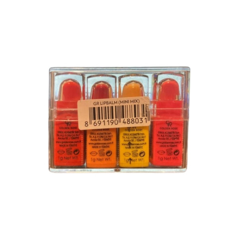 بالم لب گلدن رز مدل MINI PROTECTIVE مجموعه 4 عددی