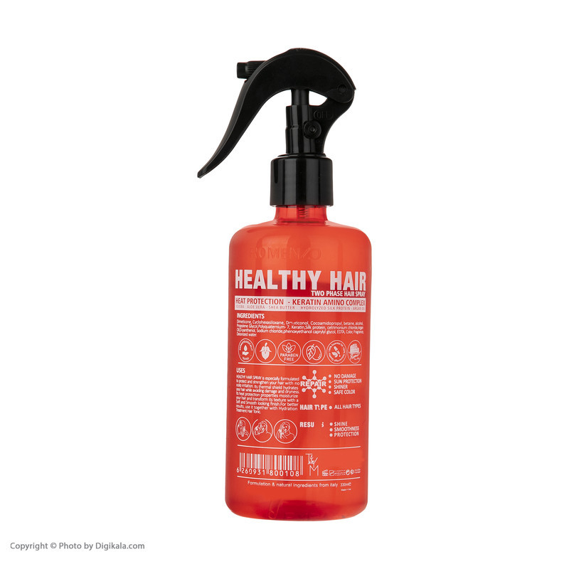 اسپری دوفاز مو رومنزو مدل Healthy Hair حجم 330 میلی لیتر