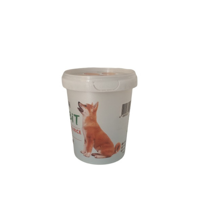 تشویقی سگ تیدبیت مدل CHICKEN&RICE-BITS وزن 150گرم