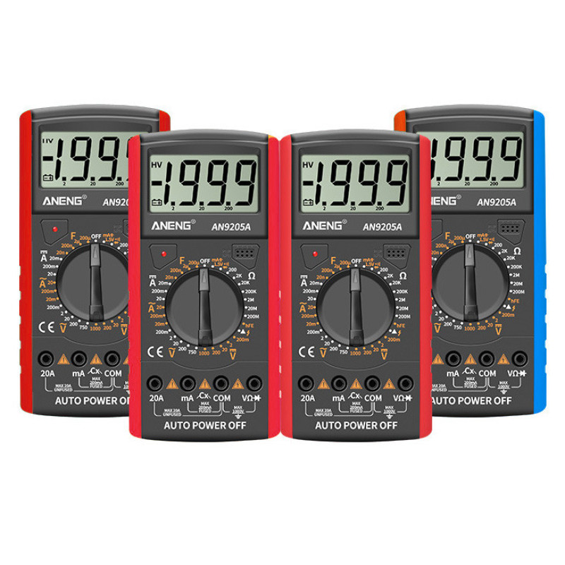 مولتی متر دیجیتال آننگ مدل AN9205A کد RED