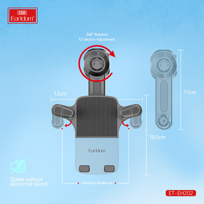 پایه نگهدارنده گوشی موبایل ارلدام مدل AIR VENT DESIGN EH202