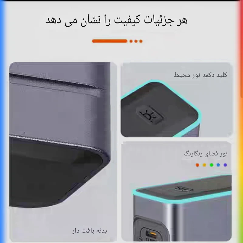 شارژ رومیزی 660 وات 8 پورت مدل WLX-FBL 660W