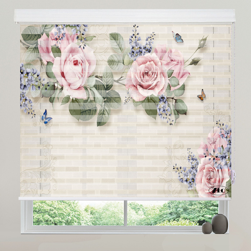 پرده زبرا زیو مدل 3D-1113 سایز 150x150 سانتی متر