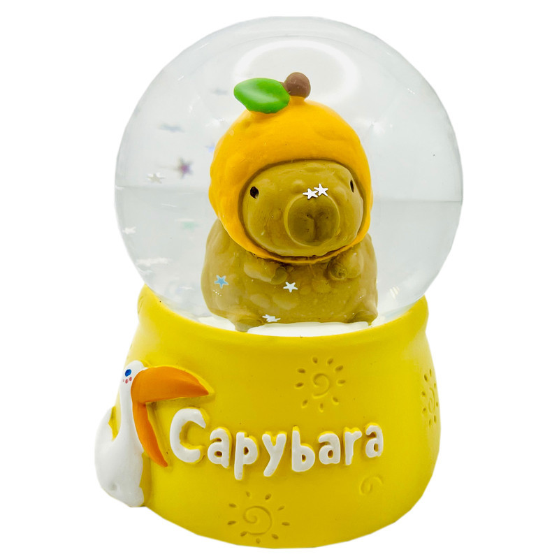 گوی مدل چراغدار Capybara طرح کوالا هویج عاشق کد D1623.11.S600