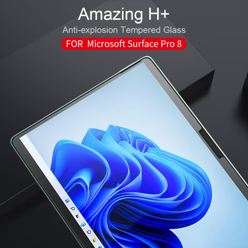 محافظ صفحه نمایش مدل tempered مناسب برای تبلت مایکروسافت Surface Pro 8910