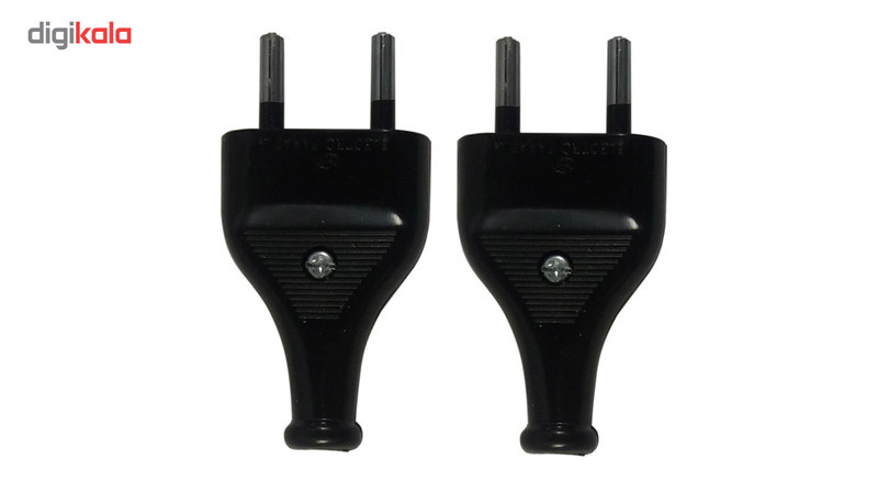 دوشاخه برق الکترو فراز کد Black بسته 2 عددی