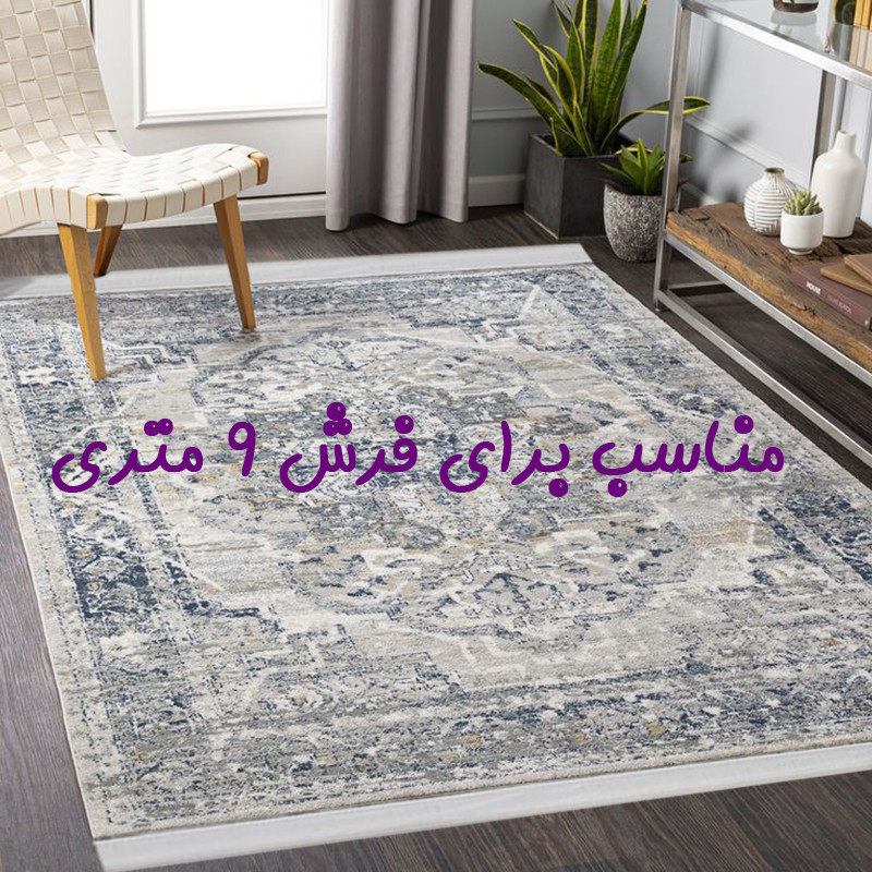 محافظ ریشه فرش راسپینا مدل 9 متری مجموعه دو عددی