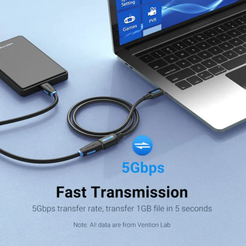کابل افزایش طول USB 3.0 تی سی تراست مدل TC-U3CF15 طول 1.5 متر
