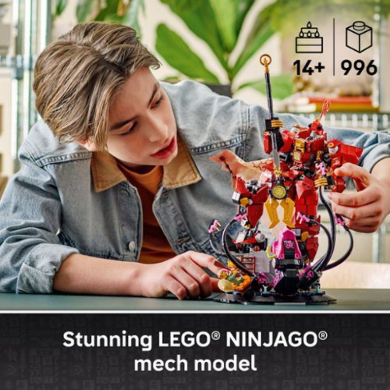 لگو 996 تکه مدل نینجاگو مدل The Fire Knight Mech کد 71846