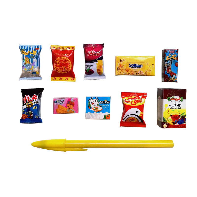 مگنت طرح سوپر مارکت مدل 001 مجموعه 10 عددی