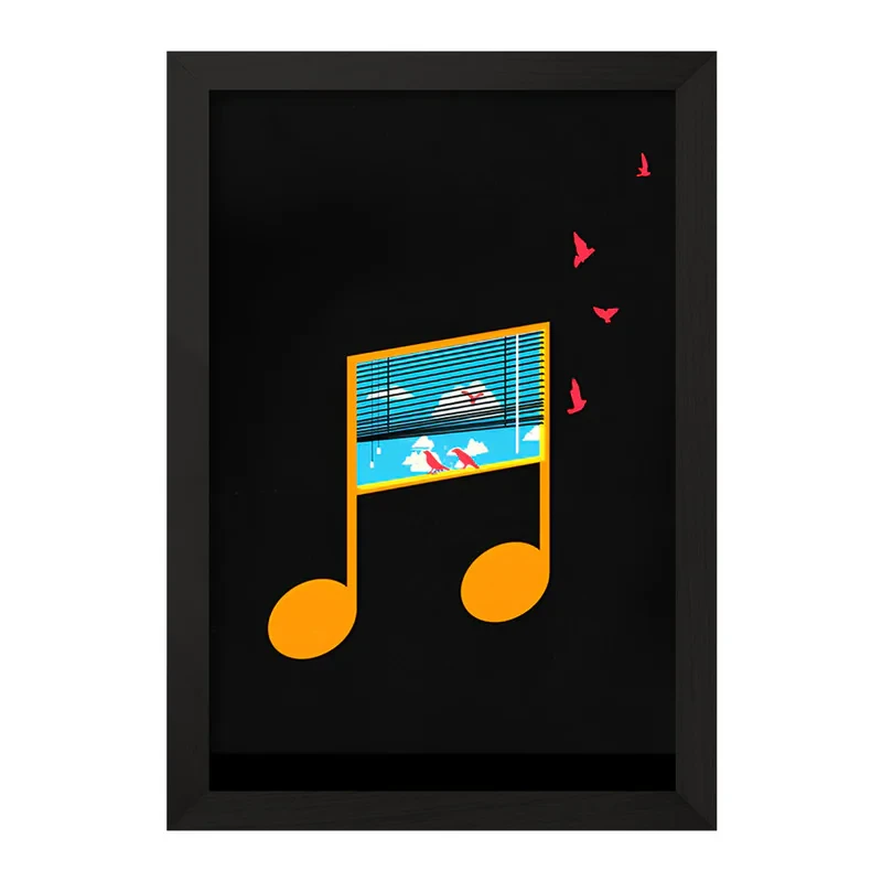 تابلو خندالو مدل نت موسیقی کد F8910