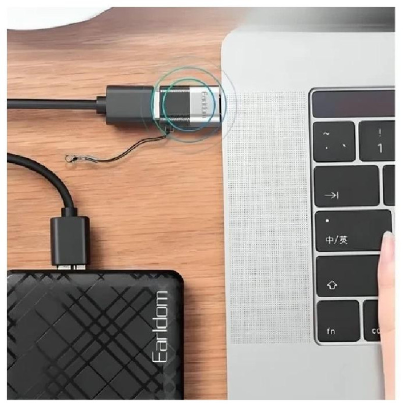 مبدل OTG USB3 به لایتنینگ ارلدام مدل OT74