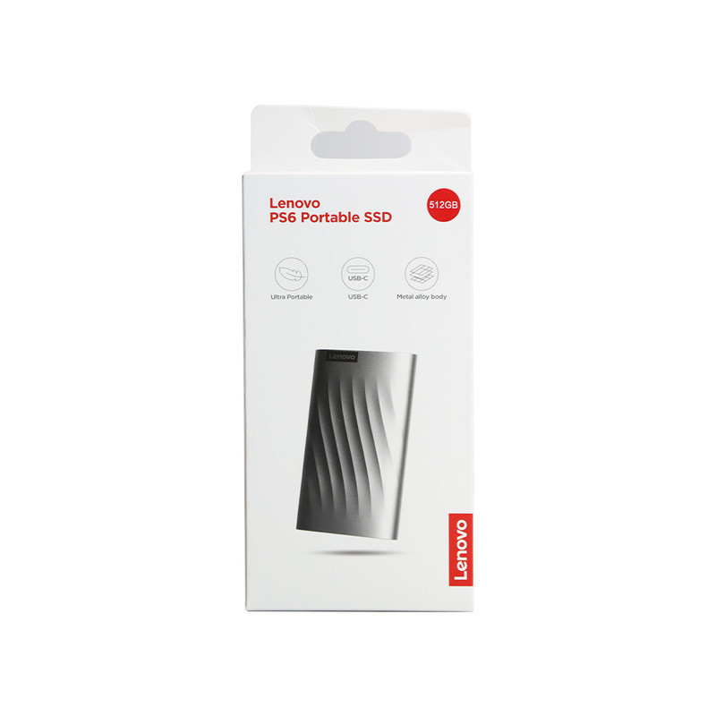 اس اس دی اکسترنال لنوو مدل PS6 ظرفیت 512 گیگابایت رابط USB 3.2 Gen1
