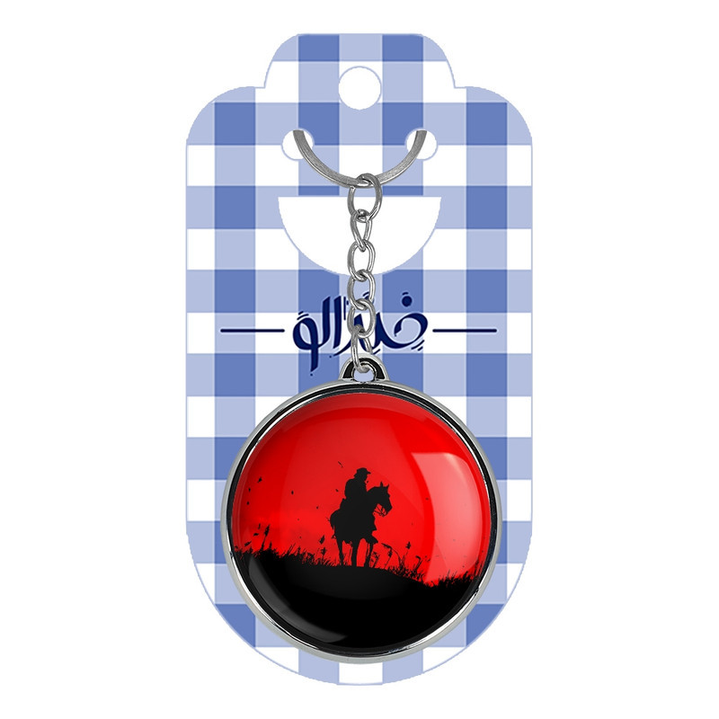 جاکلیدی خندالو طرح بازی رد دد Red Dead مدل دوطرفه کد 3012430125