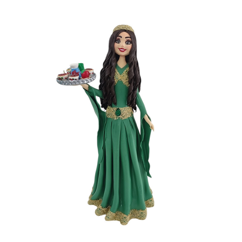 مجسمه مدل هفت سین دختر کرد