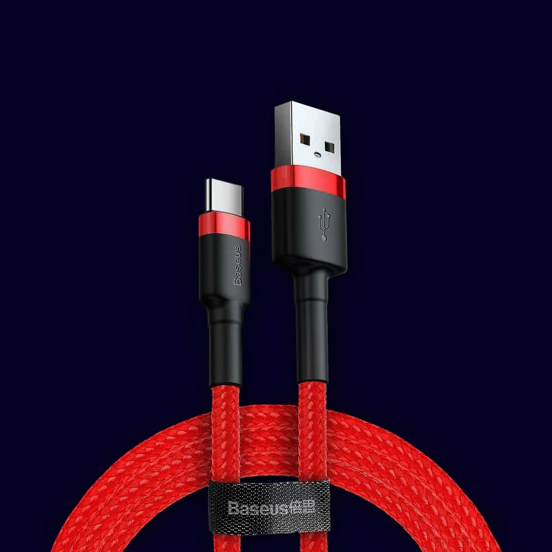 کابل تبدیل USB به USB-C باسئوس مدل CATKLF-U09 Cafule طول 3 متر