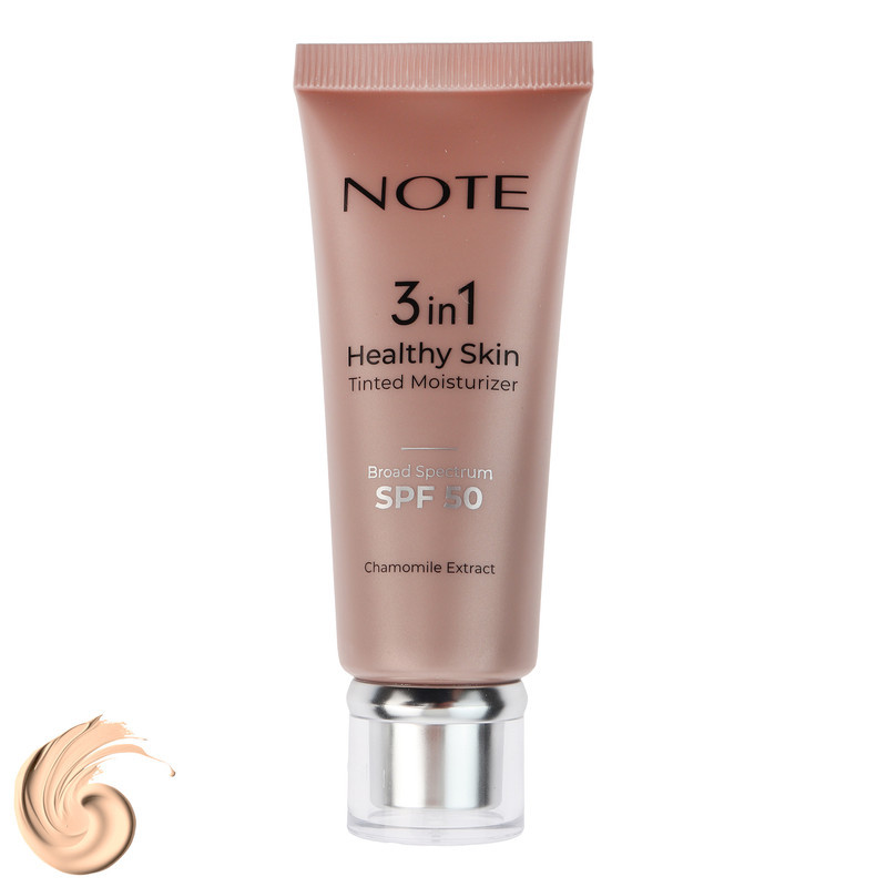 کرم پودر مایع SPF 50 نوت مدل 3in1 شماره 10 مناسب برای انواع پوست حجم 30 میلی‌لیتر