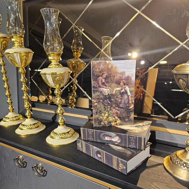 جعبه دکوری مدل کتاب دکوراتیو کد 606 مجموعه 6 عددی