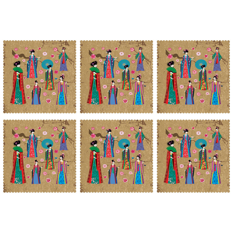 زیربشقابی مدل U1-42157 بسته 6 عددی