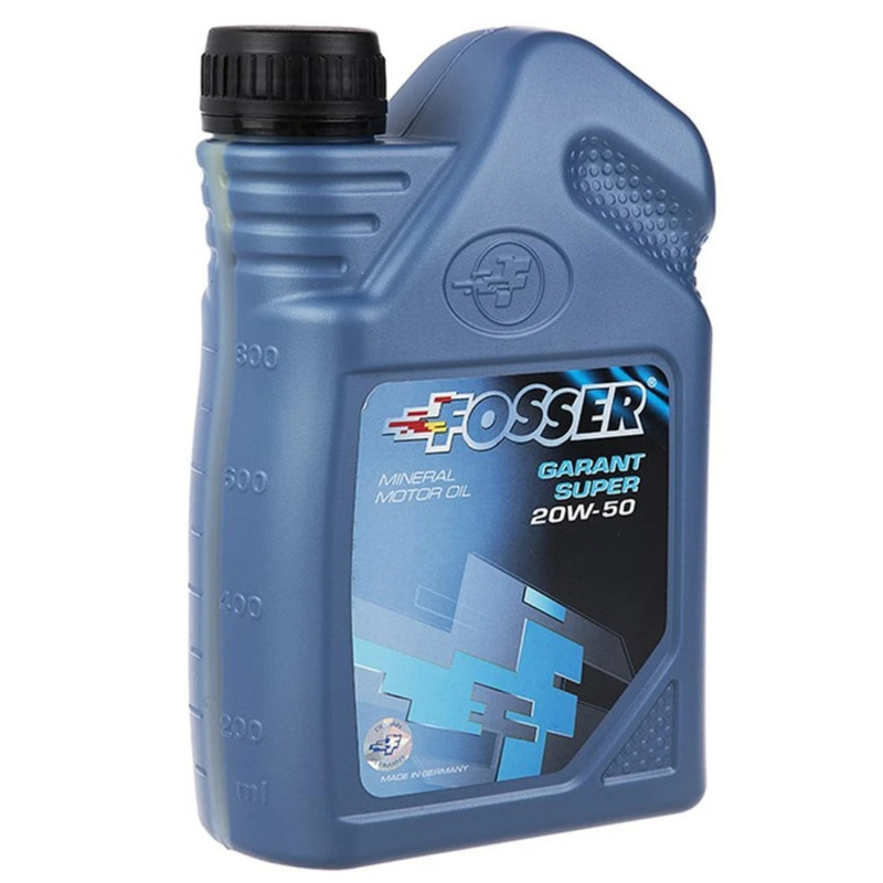 روغن موتور خودرو بنزینی فوسر مدل Garant Super 20W-50 حجم 5 لیتر مجموعه 2 عددی
