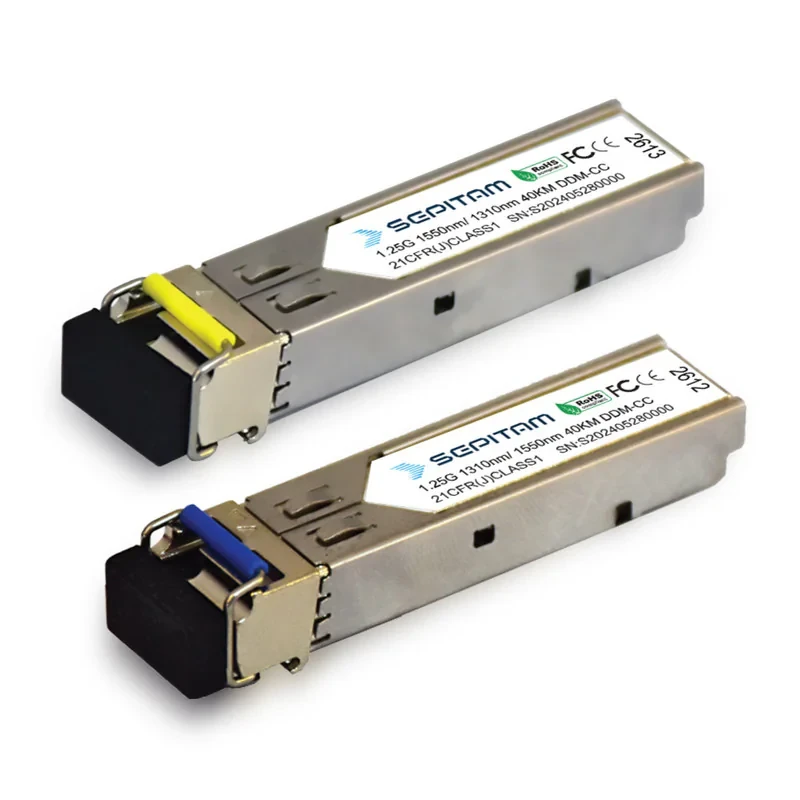 ماژول فیبر نوری سپیتام مدل SFP1G-SM-SX-40KM بسته دو عددی