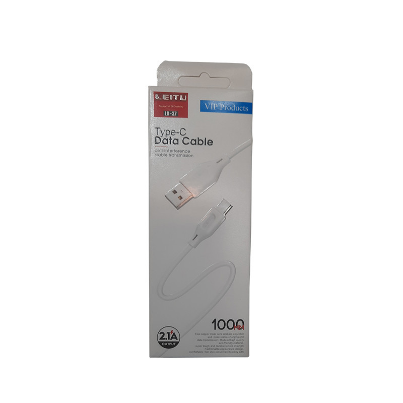 کابل تبدیل USB به USB-C لیتو مدل LD-37 طول 1 متر