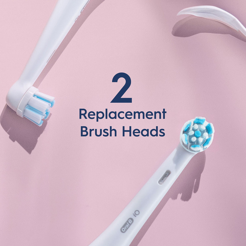 سری یدک مسواک برقی اورال-بی مدل iO GENTLE CARE بسته 2 عددی