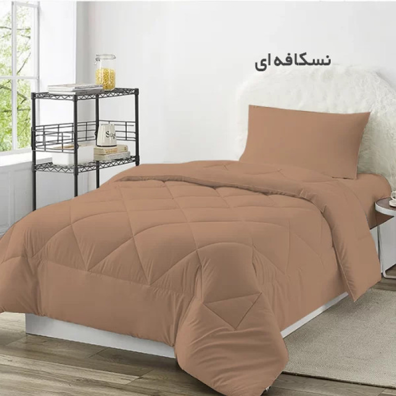 لحاف چیداری مدل میکرو یک نفره سایز 190x220سانتی متر