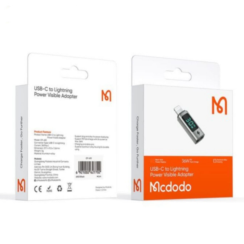 مبدل USB-C به لایتنینگ مک دودو مدل OT-6100