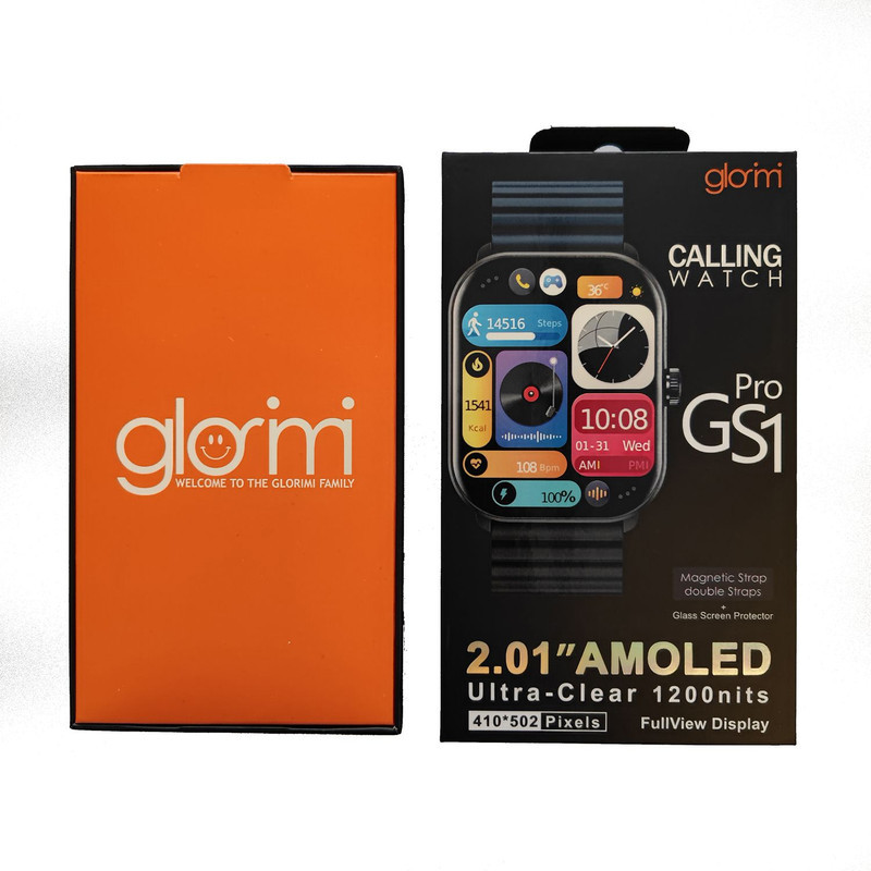 ساعت هوشمند 44 میلی متری گلوریمی مدل APY BASS GS1 PRO با بند سیلیکونی