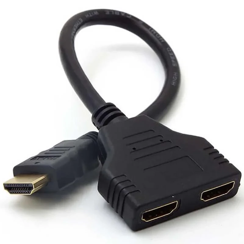 کابل تبدیل 1 به 2 HDMI دی-نت مدل HDTV TO 2HD