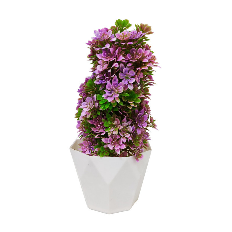 گلدان به همراه گل مصنوعی کد R25