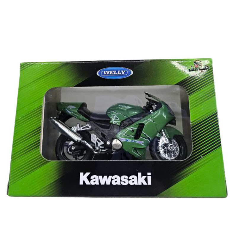 موتور بازی ناب سل مدل کاوازاکی فلزی ولی مدل KAWASAKI NINJA ZX-12R WELLY