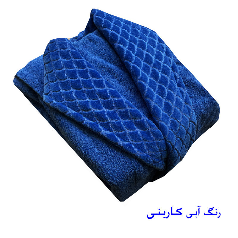 حوله پالتویی هنرمند مدل پولکی سایز 125 سانتی متر