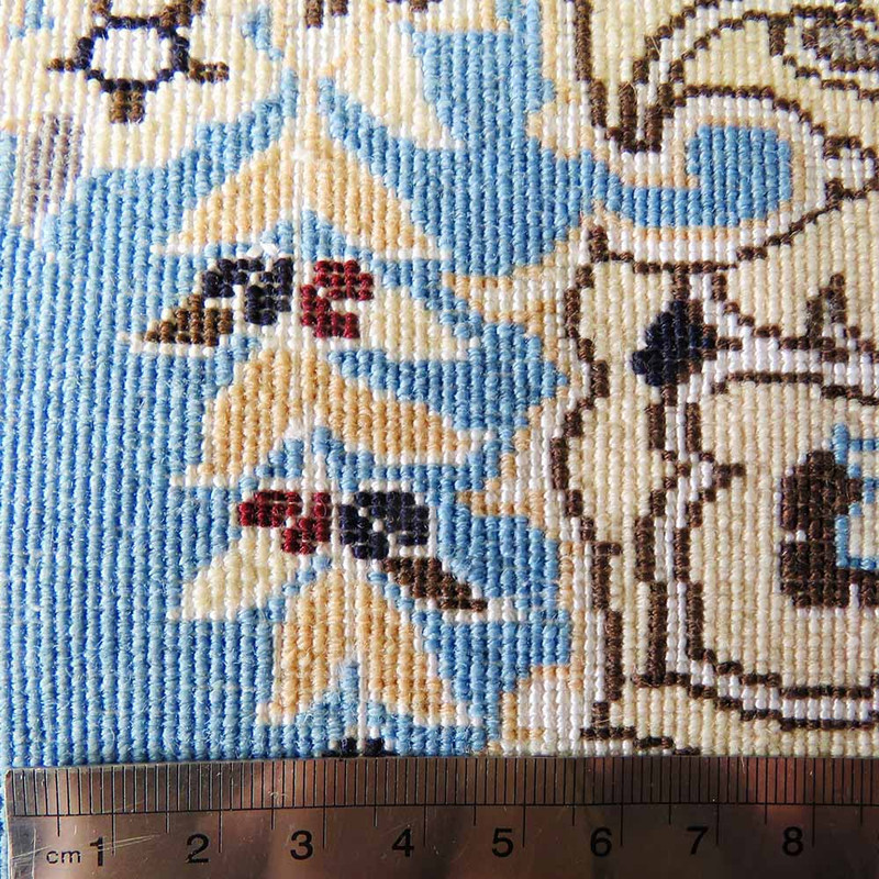 فرش دستبافت 9 متری مدل لچک ترنج اخوان نائین 6لا کد 707