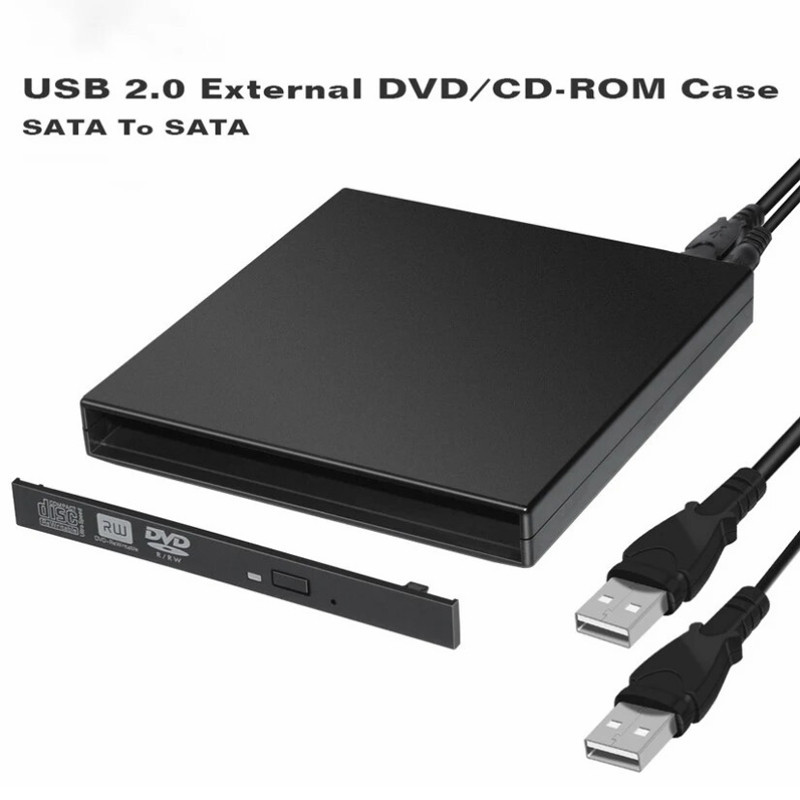 باکس تبدیل DVD رایتر اینترنال SATA به اکسترنال USB2.0 مدل 12.7MM