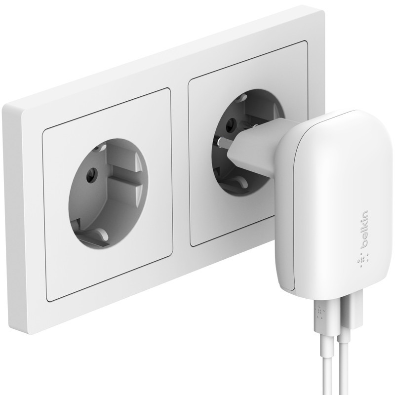 شارژر دیواری بلکین مدل  WCB007vfWH BOOST CHARGE