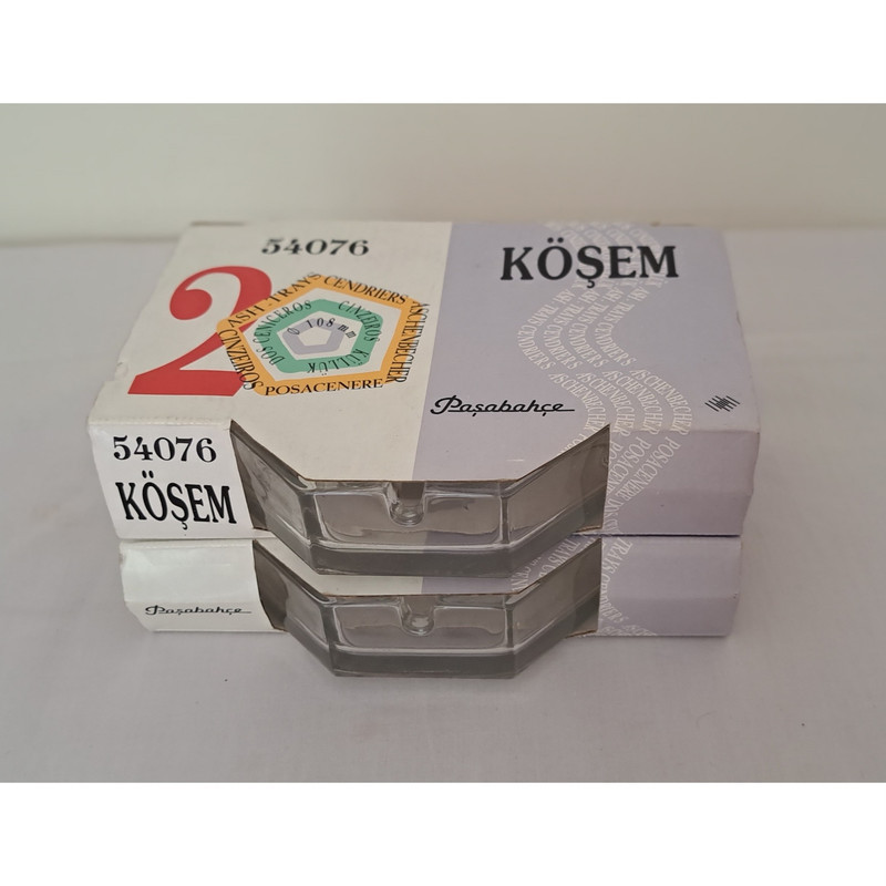 زیرسیگاری مدل شش ضلعی مجموعه ۲ عددی