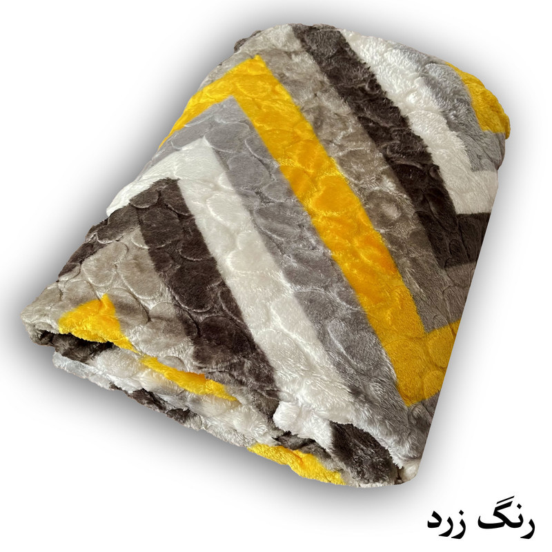 پتو 1 نفره هنرمند مدل بارلین سایز 220x160 سانتی‌متر
