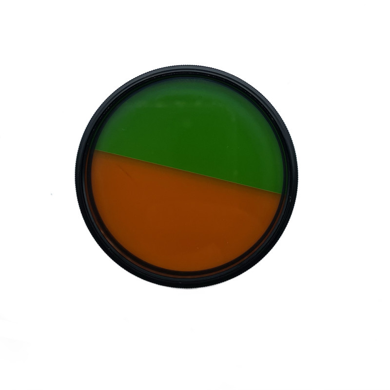 فیلتر لنز هویا مدل 49MM-نارنجی سبز-DUAL COLOR