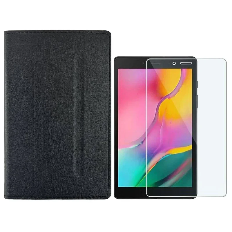 کیف کلاسوری مدل KG-T295 مناسب برای تبلت سامسونگ Galaxy Tab A 8.0 2019 LTE SM-T290  T295 به همراه محافظ صفحه نمایش