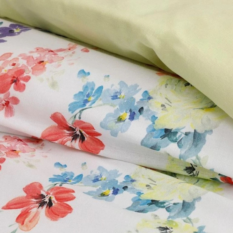 سرویس ملحفه دو نفره 3 تکه انگلیش هوم مدل Sprig Vanity