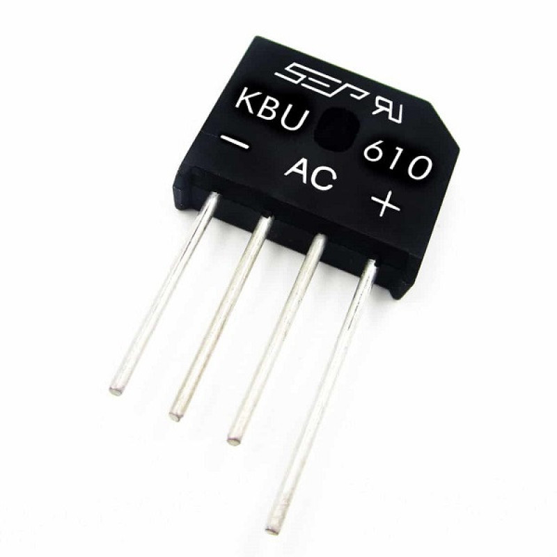 پل دیود مدل KBU610 بسته 5 عددی