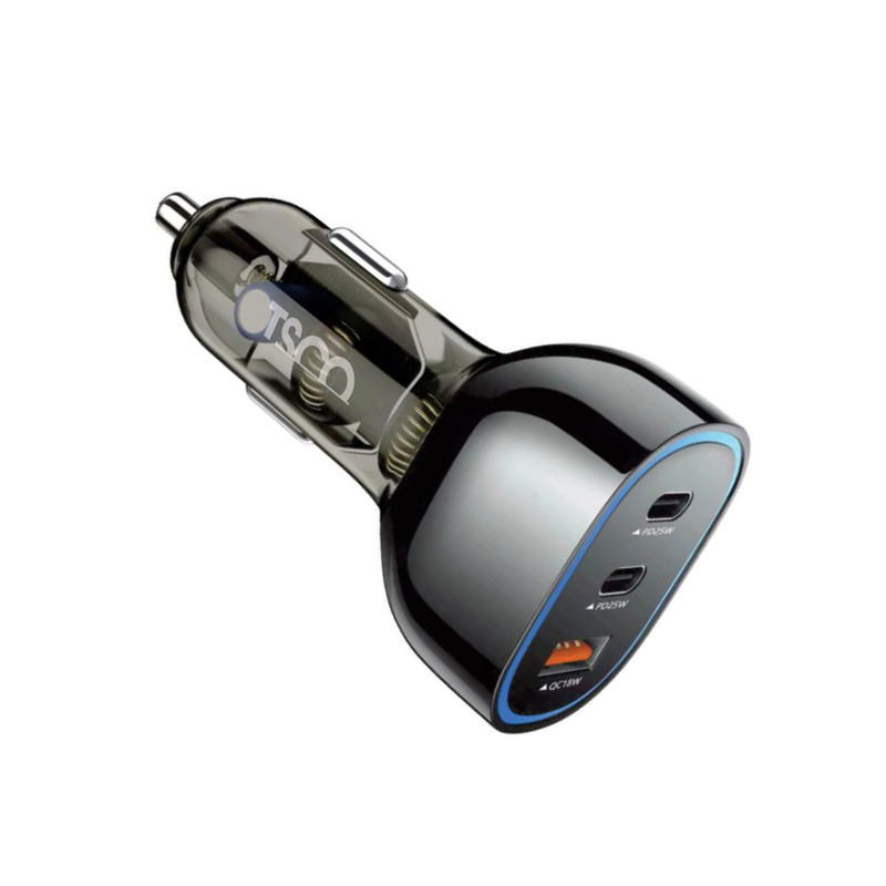 شارژر فندکی 68 وات سه پورت تسکو مدل TCG 46