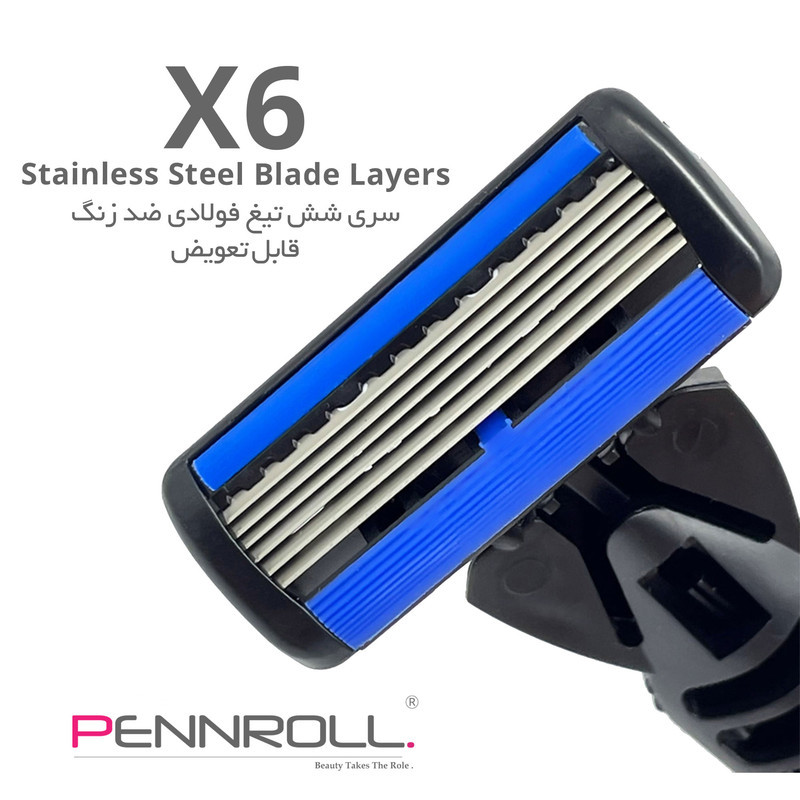 خود تراش پنرول مدل PRCL - PANDA Pro 6 - X2 بسته 2 عددی