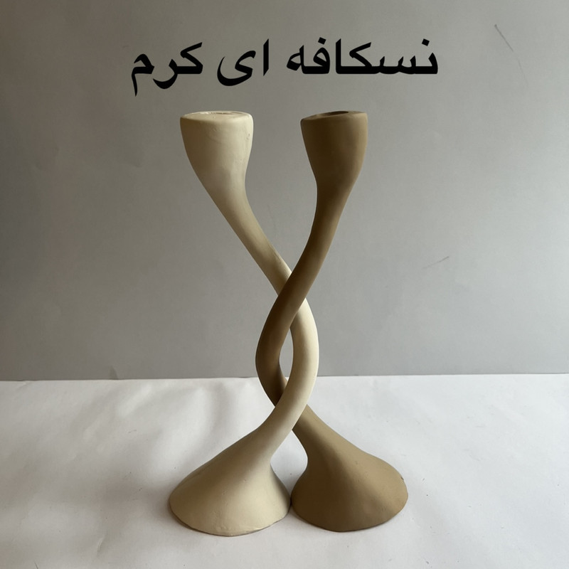 جاشمعی مدل پیچی  مناسب شمع استوانه ای مجموعه 2 عددی