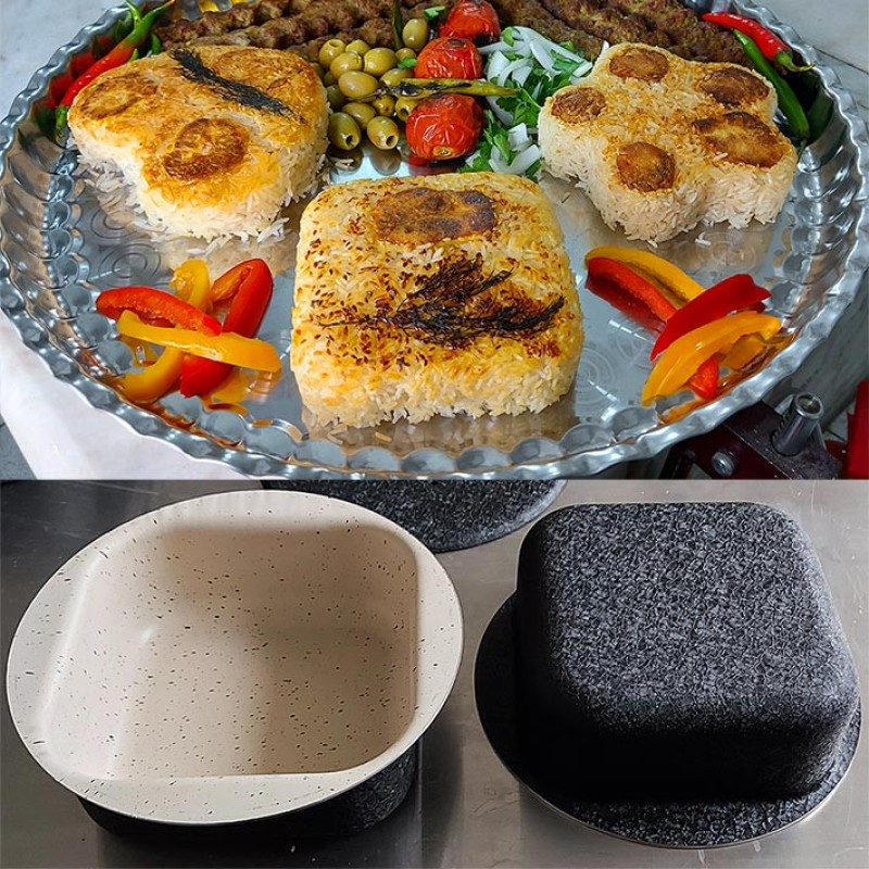قالب کیک به گز مدل چهارگوش