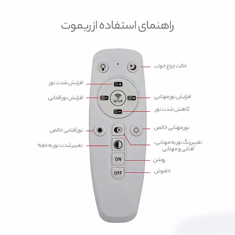 لوستر 2 شعله مدل برافا