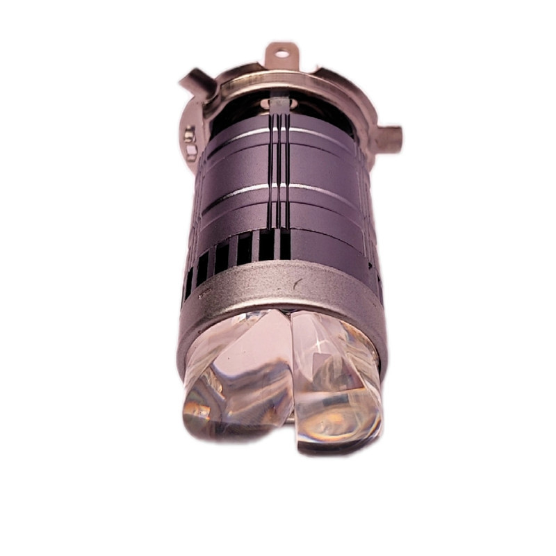 لامپ هدلایت لنز دار دو حالته موتور سیکلت مدل FERED LENS پایه H4